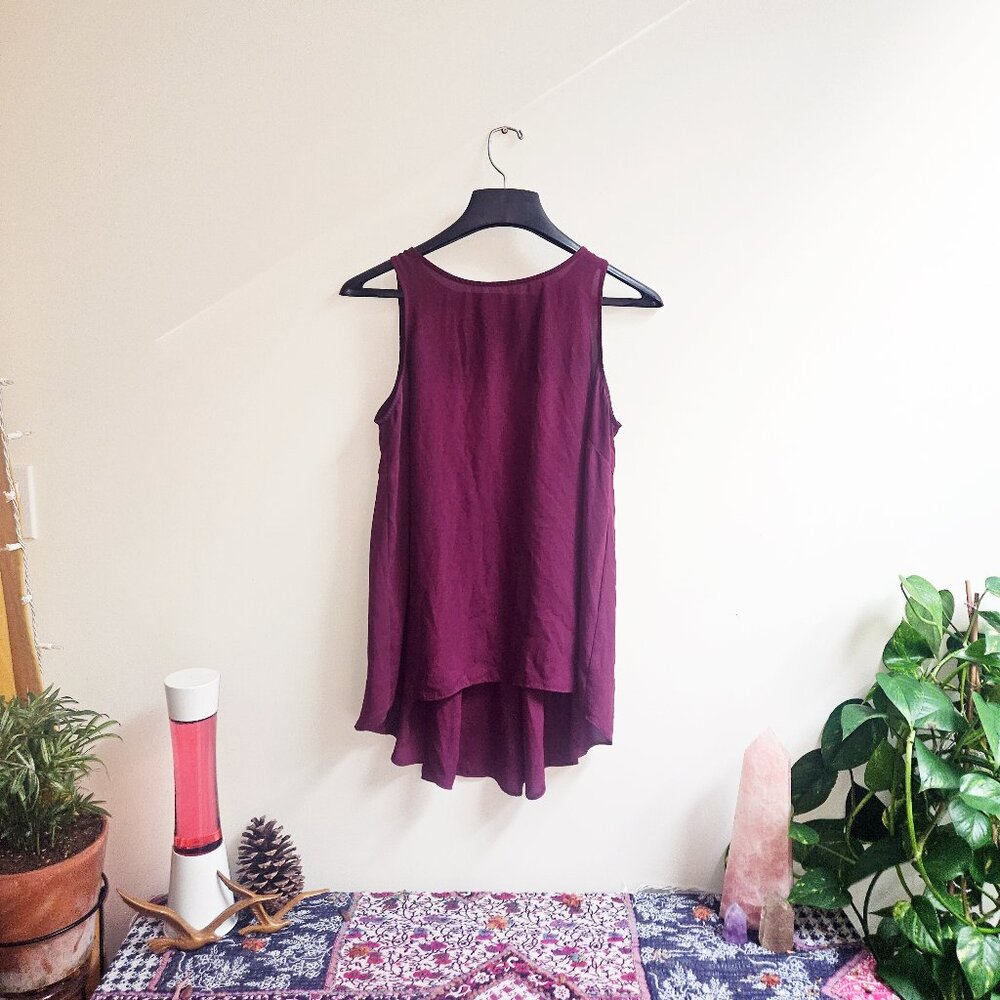 The Limited Purple Tank L